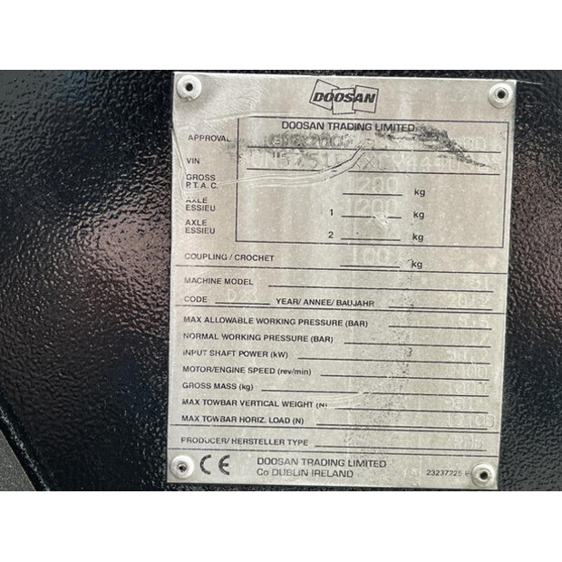 2012 INGERSOLL RAND 7/51-47815437
