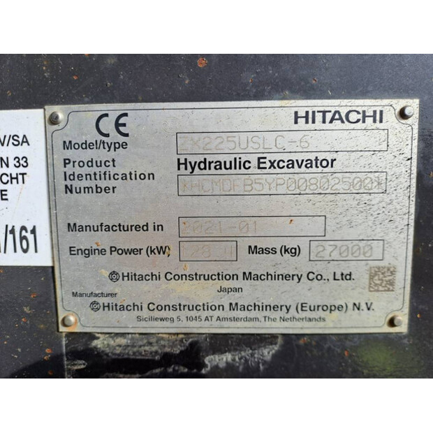 2021 Hitachi ZX225USLC-6-47815513