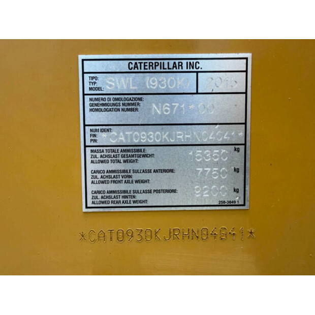 2014 Caterpillar 930K-47817037
