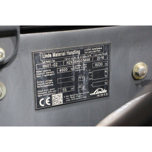 2016 Linde H40T-02-47851955