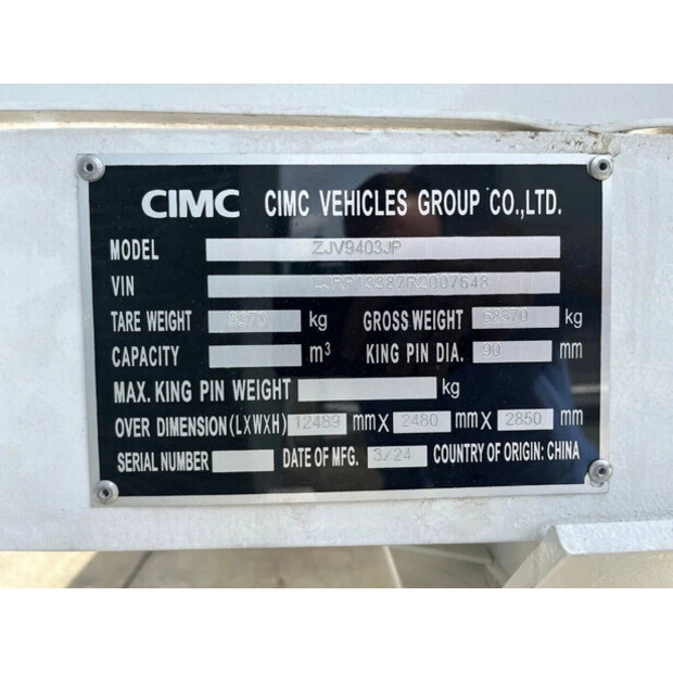 2024 CIMC 3-axle Flatbed Semi-trailer-47851995