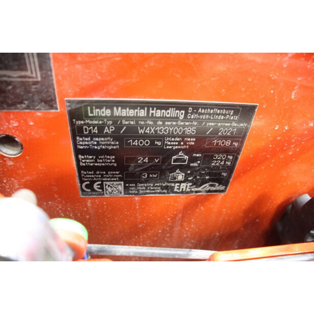 2021 Linde D14AP-47852070
