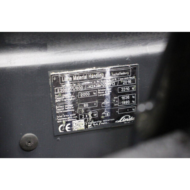 2016 Linde E20H-01/600-47868524