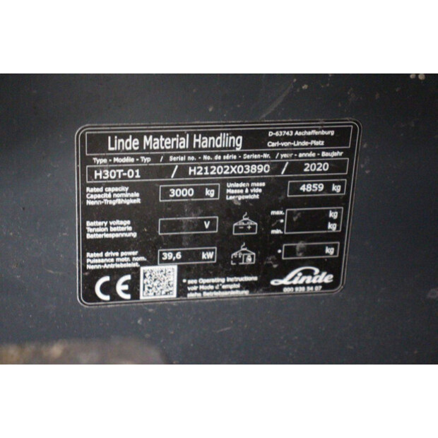 2020 Linde H30T-01-47868712