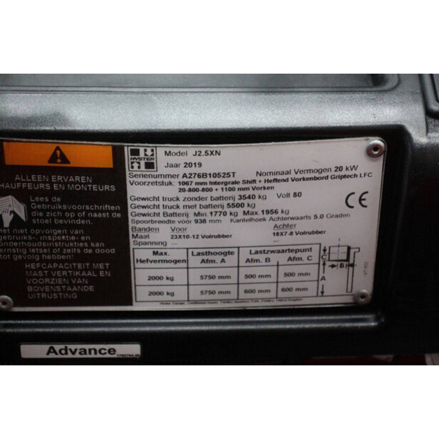 2019 Hyster J2.5XN-47868823
