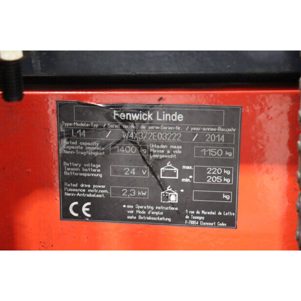 2014 Linde L14-47870691