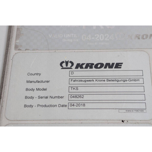 2018 Krone SD-47874406