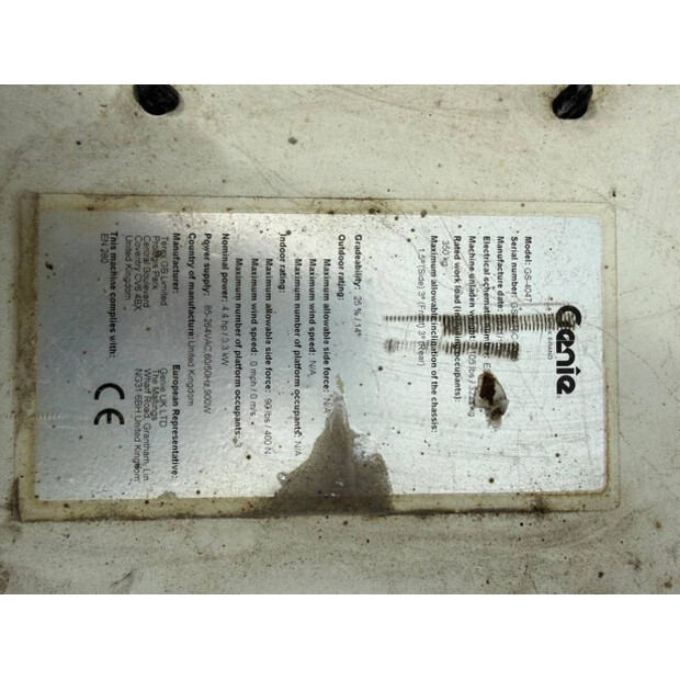 2015 Genie GS-4047-47874839