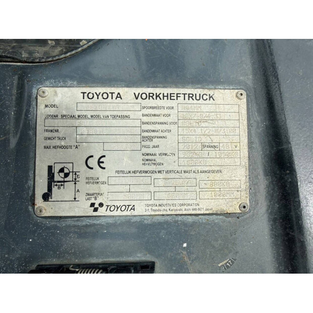 2012 Toyota 8FBET16-47875204