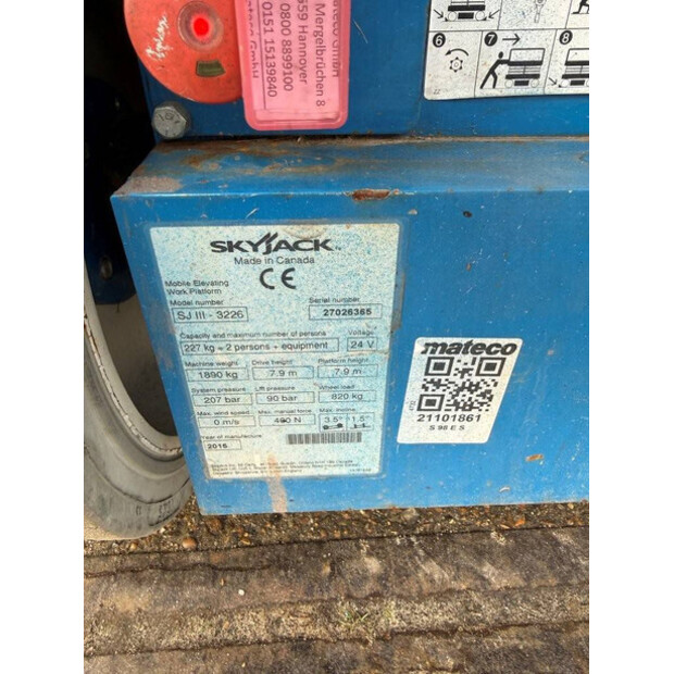 2015 SkyJack SJIII-3226-47875362