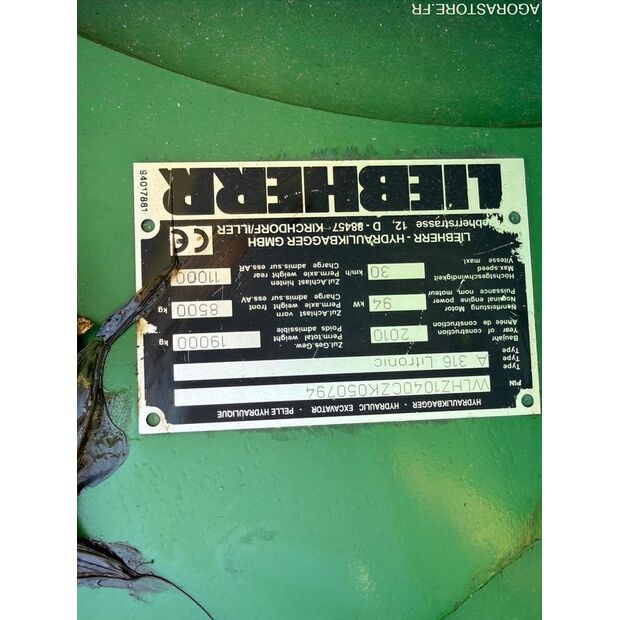 2010 Liebherr A316-47891684