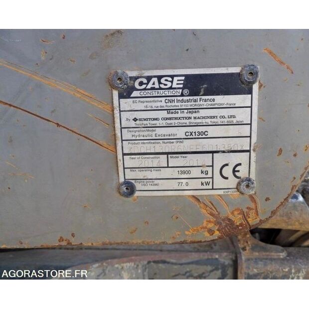 2014 CASE CX130C-47891747