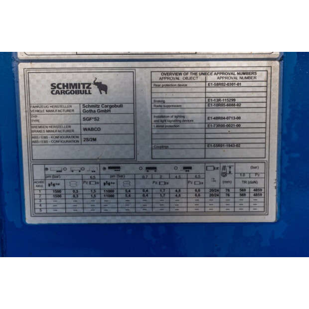 2018 Schmitz Cargobull SGF-S2-47893562