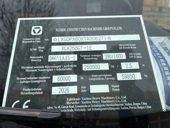 2026-xcmg-xca-250g7-1e-47894454