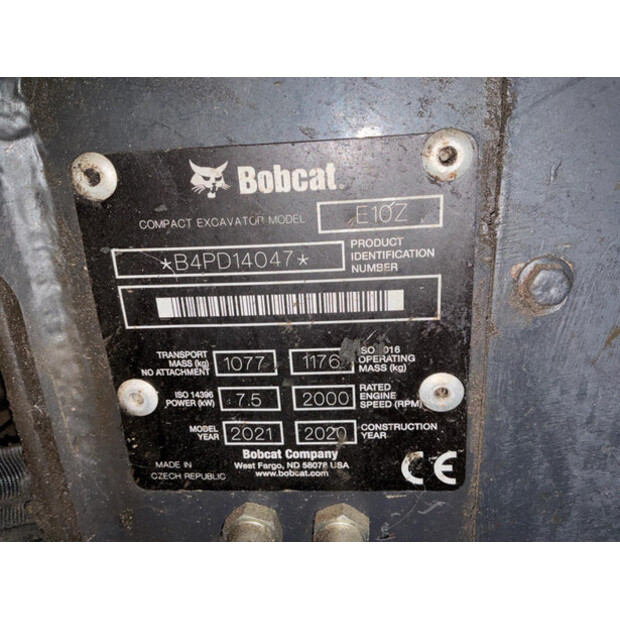 2020 BOBCAT E10Z-47895330