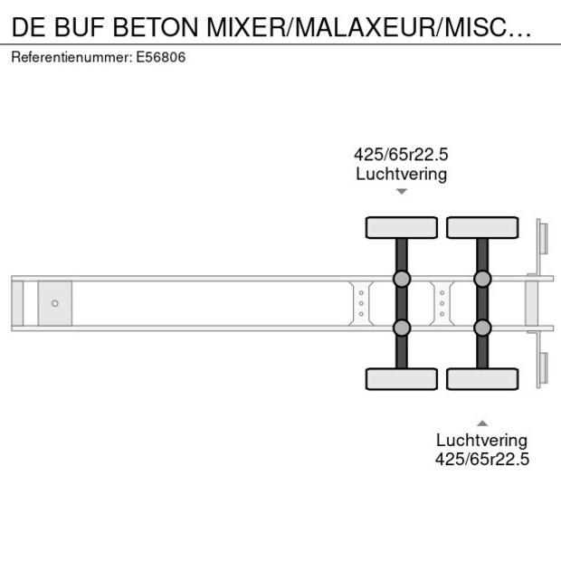 2011 دي بف BETON MIXER - 12M3-47900159