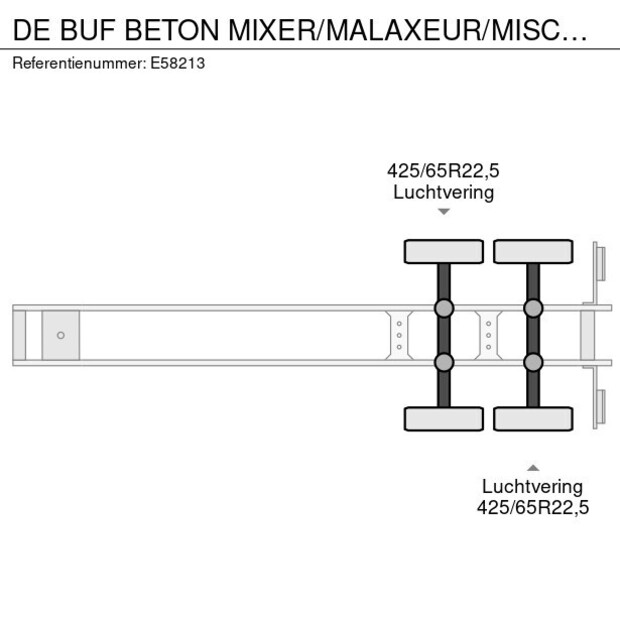 2014 دي بف BETON MIXER - 12M3-47900195