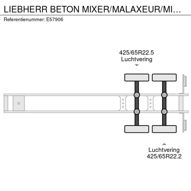 2013 Liebherr BETON MIXER HTM 1204 - 12M³-47900234