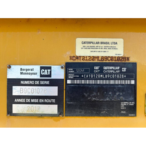 2012 Caterpillar 120M-47900595