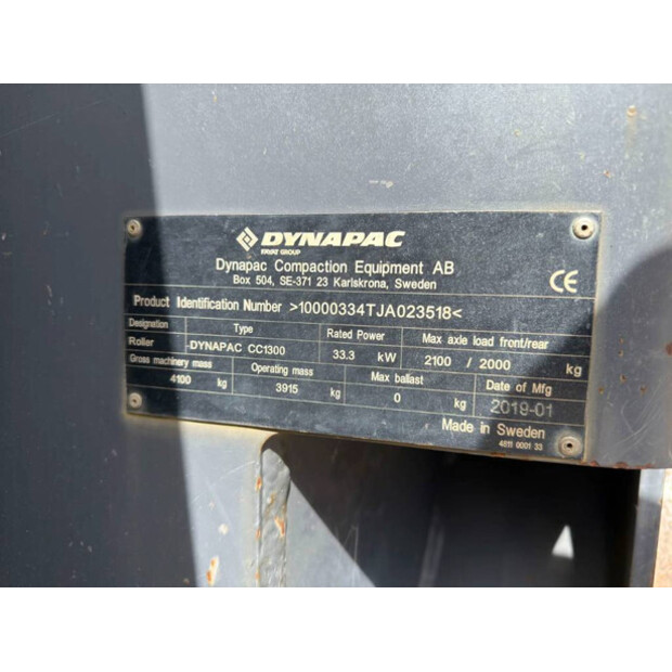 2019 DYNAPAC CC1300-47920009