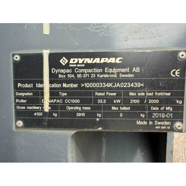 2019 DYNAPAC CC1300-47920034
