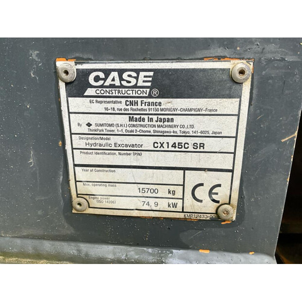 2012 CASE CX145C SR-47921246
