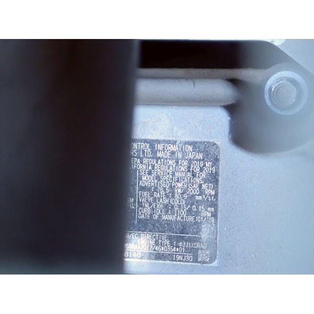 2019 Hitachi ZX135US-6-47936700