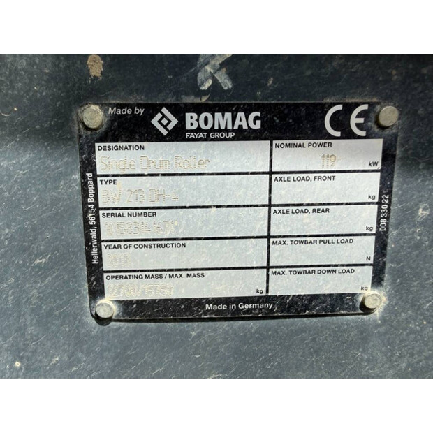 2013 BOMAG BW 213 D H-4-47938745