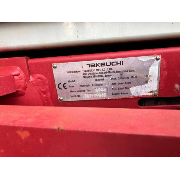 2014 TAKEUCHI TB295W-47956429