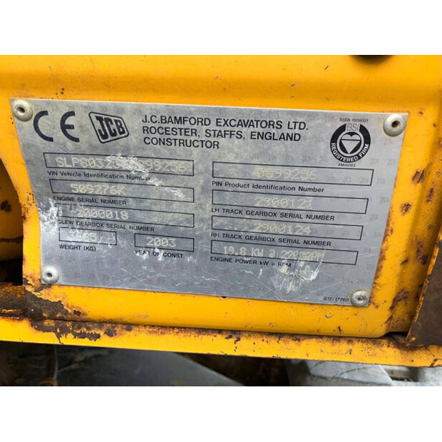 2003 JCB 8032-47956444