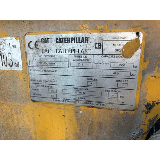 2011 Caterpillar GP25N-47956925