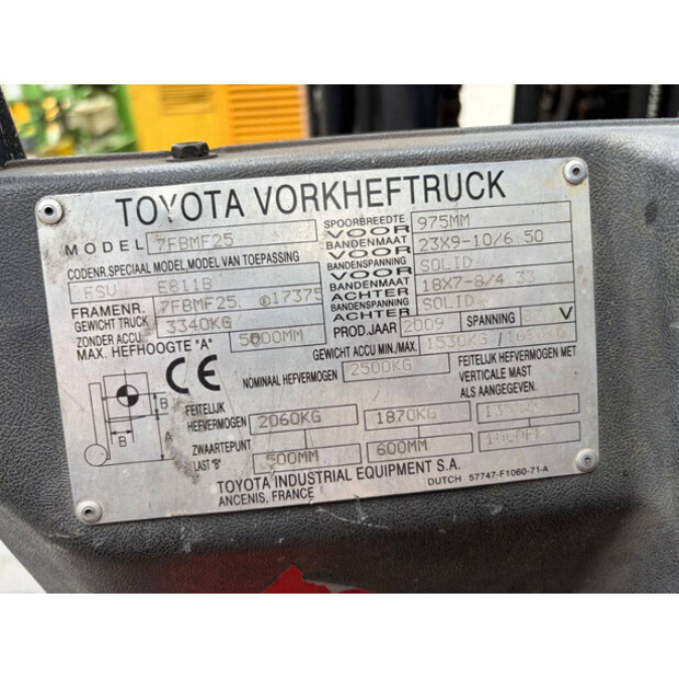 2009 Toyota 7FBMF25-47957173