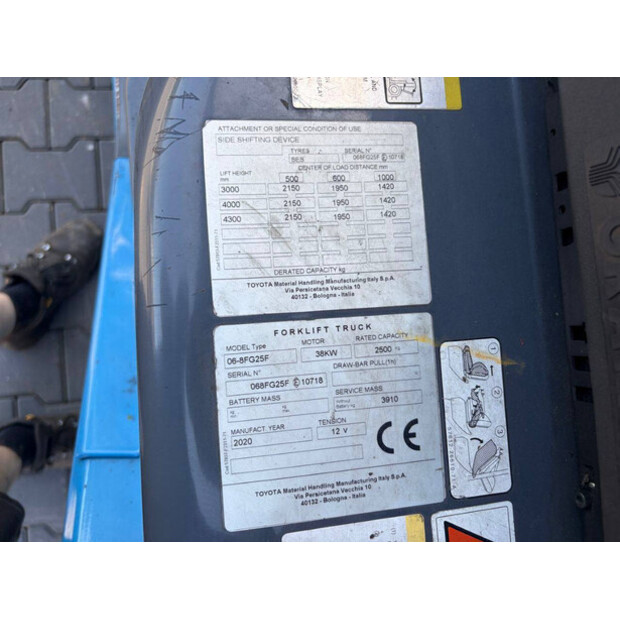 2020 Toyota 06-8FG25F-47957468