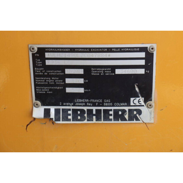2019 Liebherr R936LC-47960250