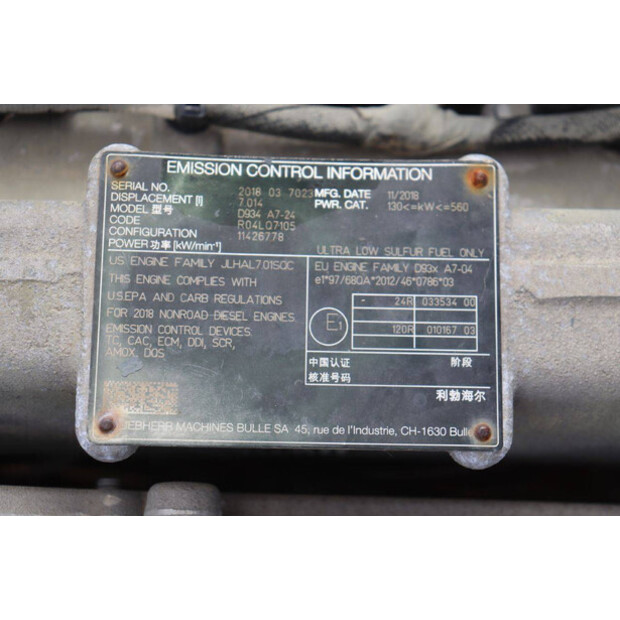2019 Liebherr R936LC-47960253