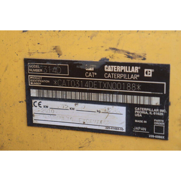 2010 Caterpillar 314D-47960497