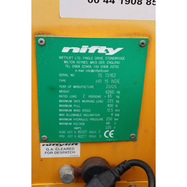 2005 NIFTY HR15NDE-47960763