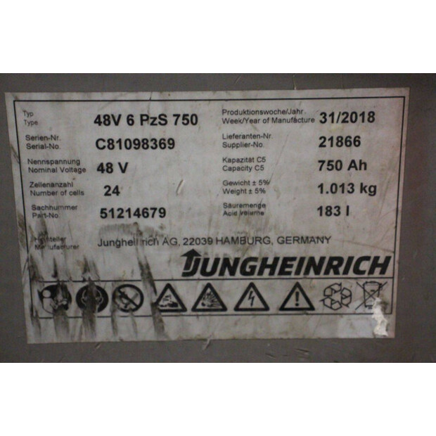 2018 Jungheinrich EFG 316-47962571