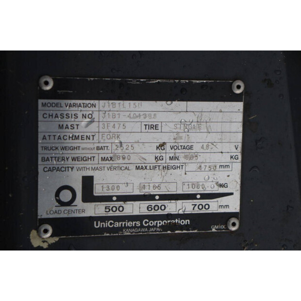 2019 UNICARRIERS J1B1L15-47962898