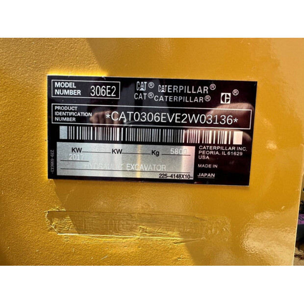 2017 Caterpillar 306E2-47964725
