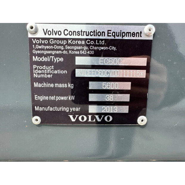 2013 Volvo EC60C-47964766
