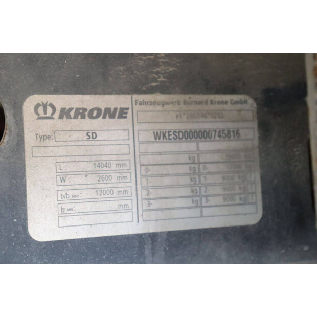 2017 Krone SD-47965293