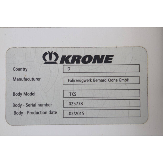 2015 Krone SD-47965320