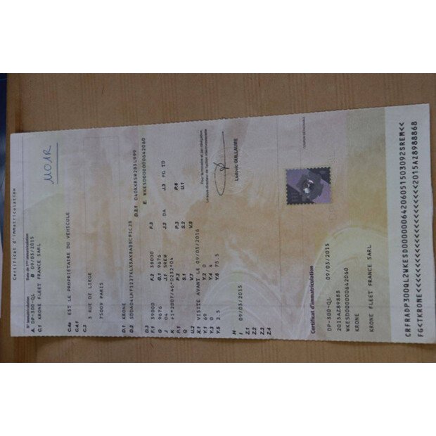 2015 Krone SD-47965368