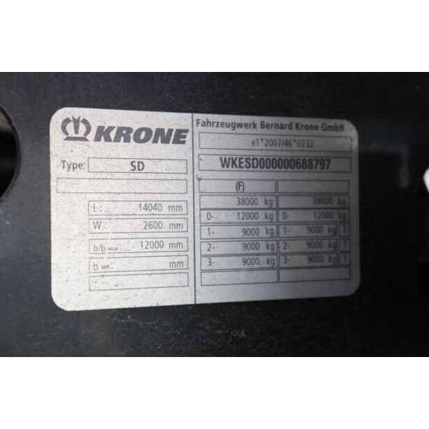 2016 Krone SD-47965418