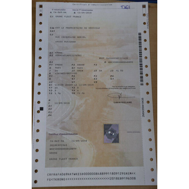 2018 Krone SD-47965546