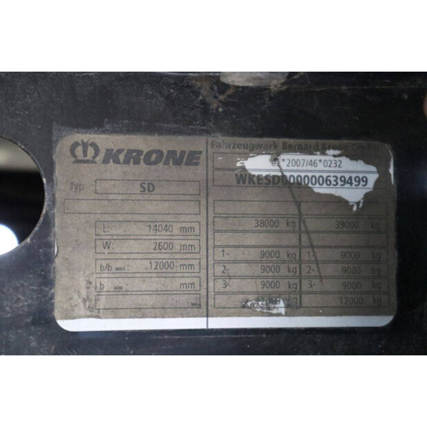 2015 Krone SD-47965655