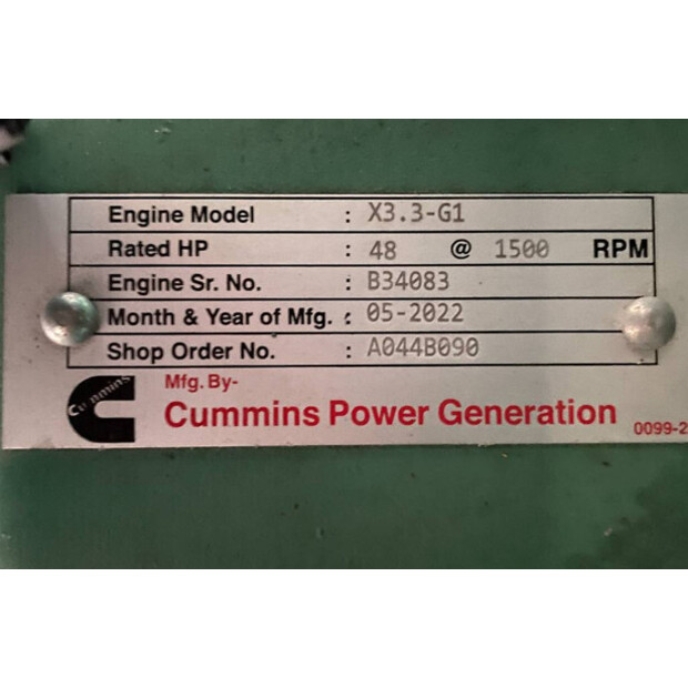 2022 CUMMINS C38D5-47966438