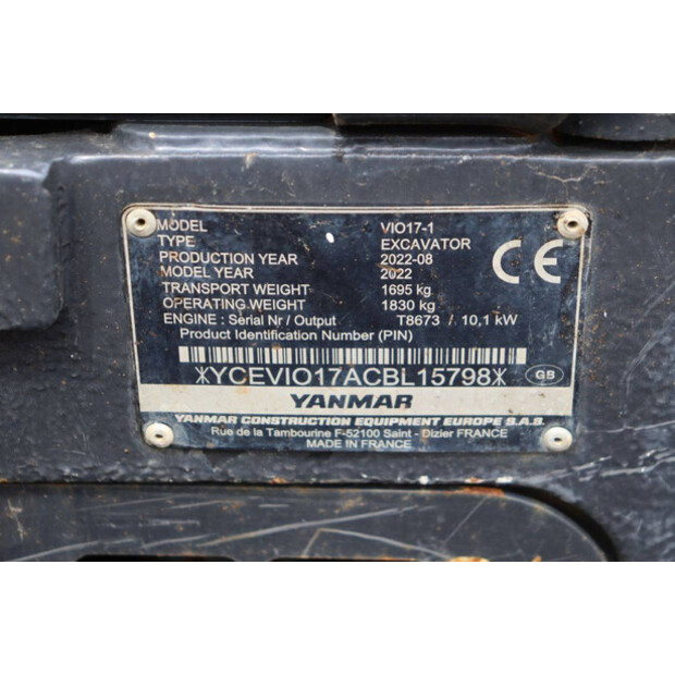 2022 YANMAR VIO17-1-48005752