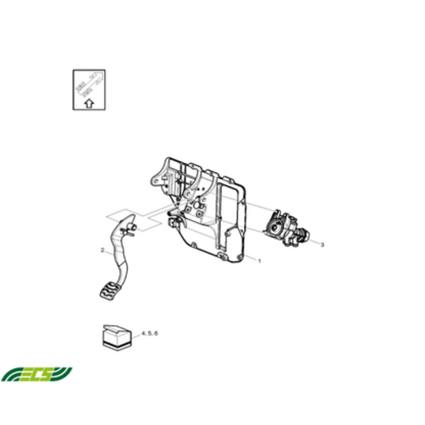Renault Foot Brake Modulator-48020786